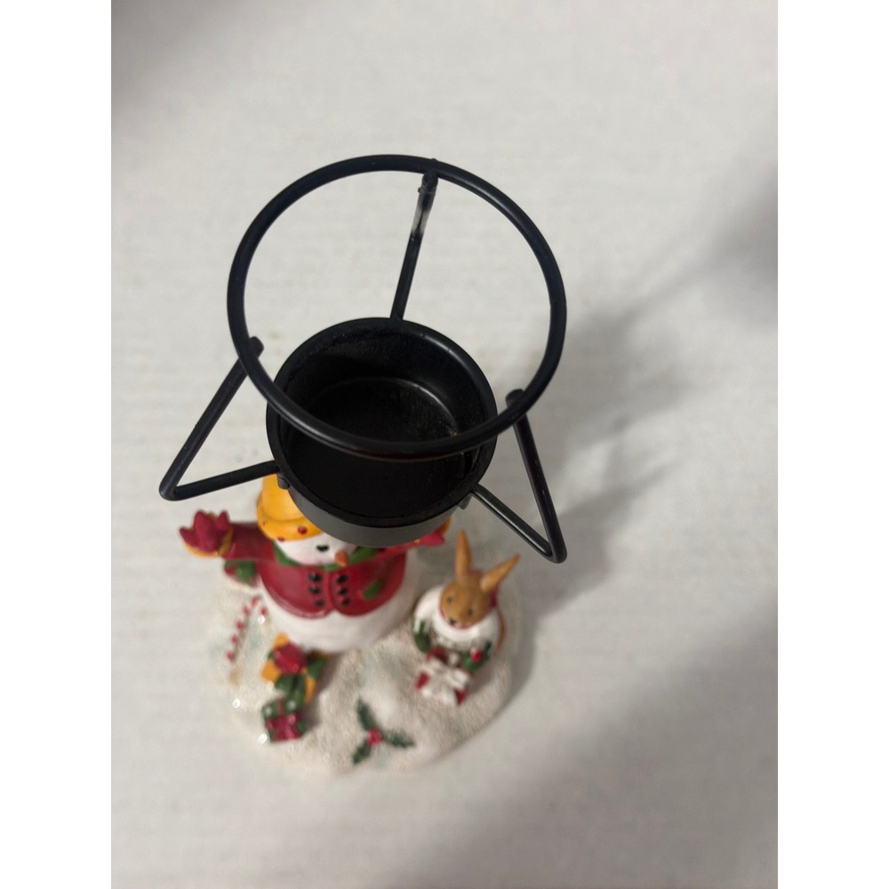 Yankee Candle Snowman and Bunny Tealight Holder Christmas Decor 1132935 - Picture 5 of 9
